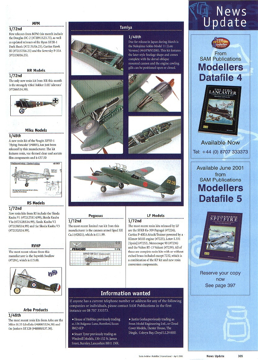 Scale Aviation Modeller International 2001-04
